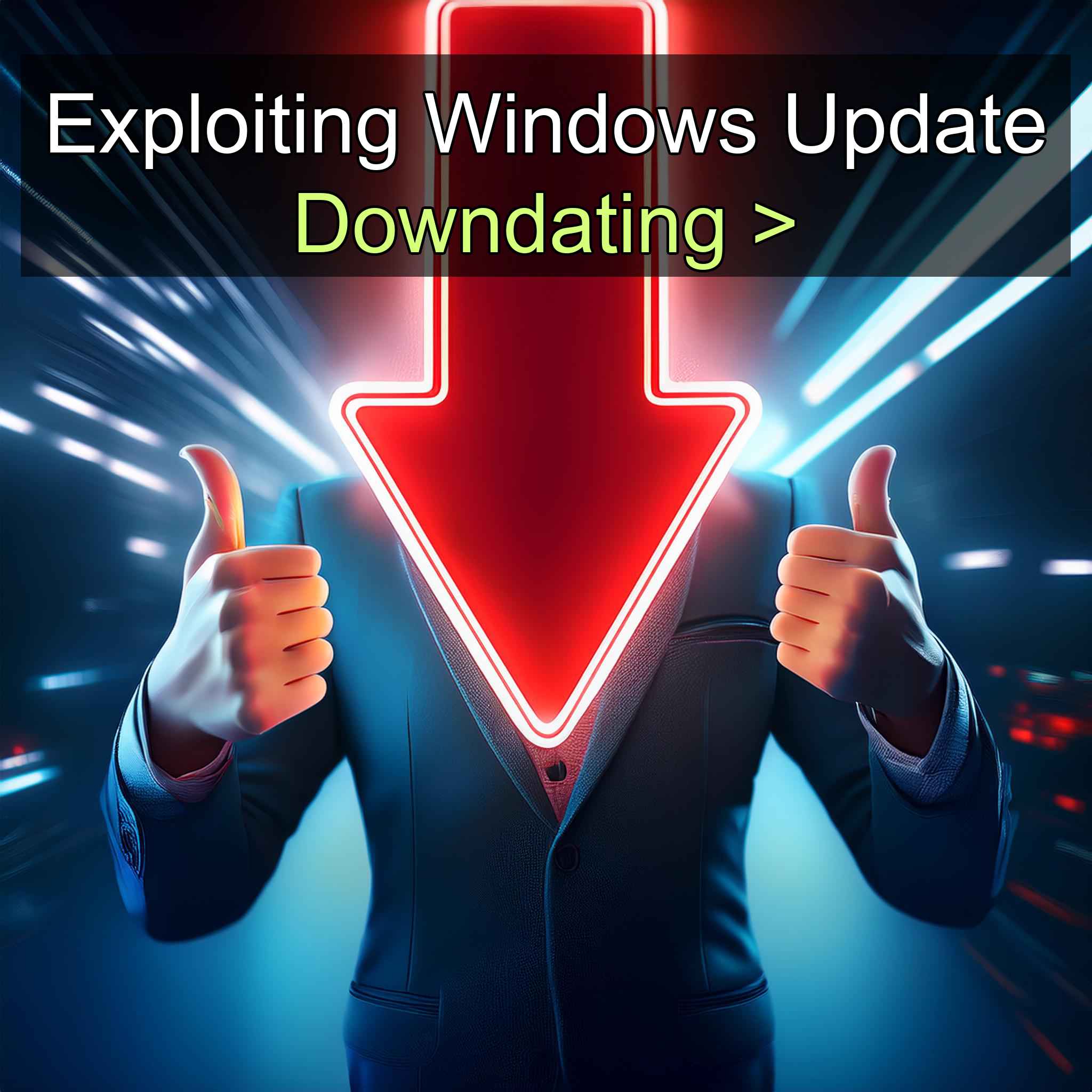 Windows Downdate – Exploiting Windows Update